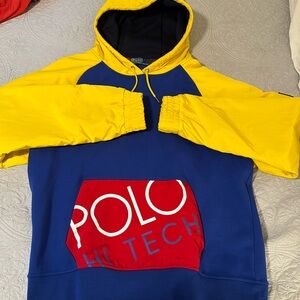 Polo sweatshirt/rainjacket